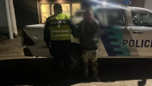 Intercepción policial en Necochea: se detiene a un sospechoso de robo