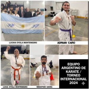Necochea conquista medallas de oro y plata en el Campeonato Sudamericano de Karate