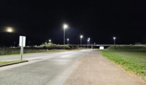 Lobería Continúa con Obras de Renovación de Alumbrado Público
