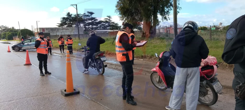 Operativo de control vehicular en Necochea: un paso hacia la seguridad en la ciudad