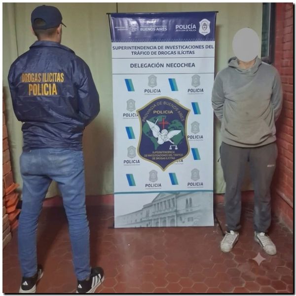 Detención de un hombre por comercialización de estupefacientes en Necochea