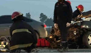 Dos vidas se desprenden de la Ruta Nacional 228 en un trágico accidente de tránsito