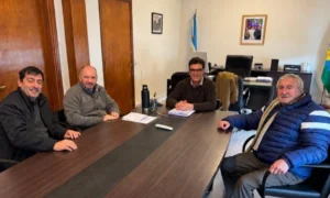 Liga Necochea de Fútbol fortalece su trabajo con el Consorcio de Gestión de Puerto Quequén