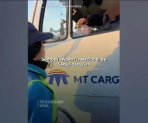 Seguridad Vial: Conductor de Camión es sancionado por infracciones Graves