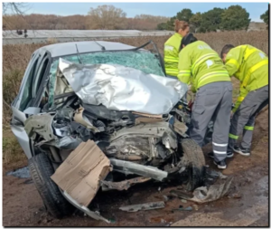 Tragedia en la Ruta 88: Choque frontal deja una mujer sin vida