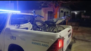 Personal policial recupera motocicleta secuestrada en Necochea