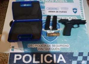 Control de ruta en Necochea: hombre detenido y arma de guerra secuestrada